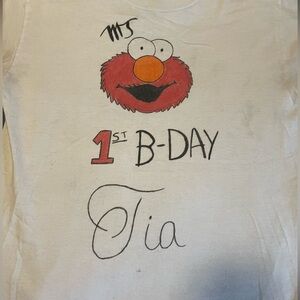 self made for nephews birthday two years ago elmo themed